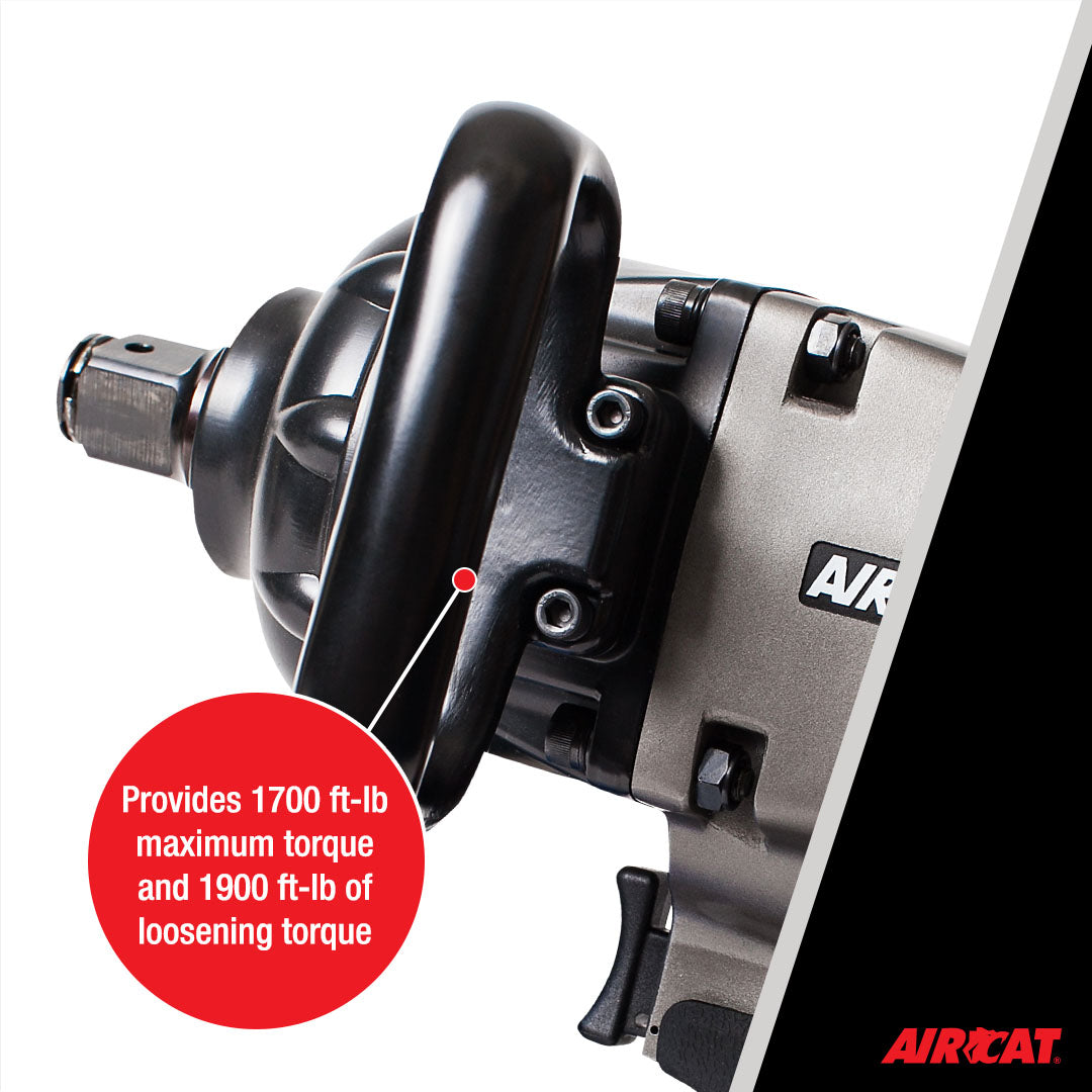 Aircat 1880-P-A close-up showing 1700 ft-lb max torque and 1900 ft-lb loosening torque callout