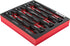 Sunex Tools SXPSD7 7-Pc Precision Phillips® & Slotted Screwdriver Set in EVA Foam Tray with Labeled Slots