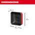 Milwaukee Tool PACKOUT Magnetic Bin stored inside PACKOUT Low-Profile Organizer