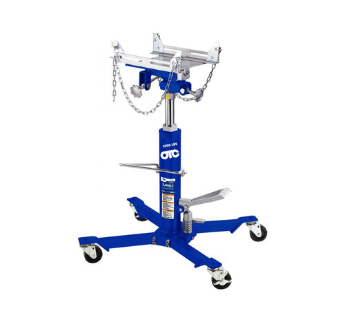 OTC Tools TJH10 1,000-lb High-Lift Transmission Jack angled view