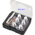 9 Circle 60614 Oil Pan Repair Kit M15 x P1.5 in plastic case with tap, drain plugs, and washers