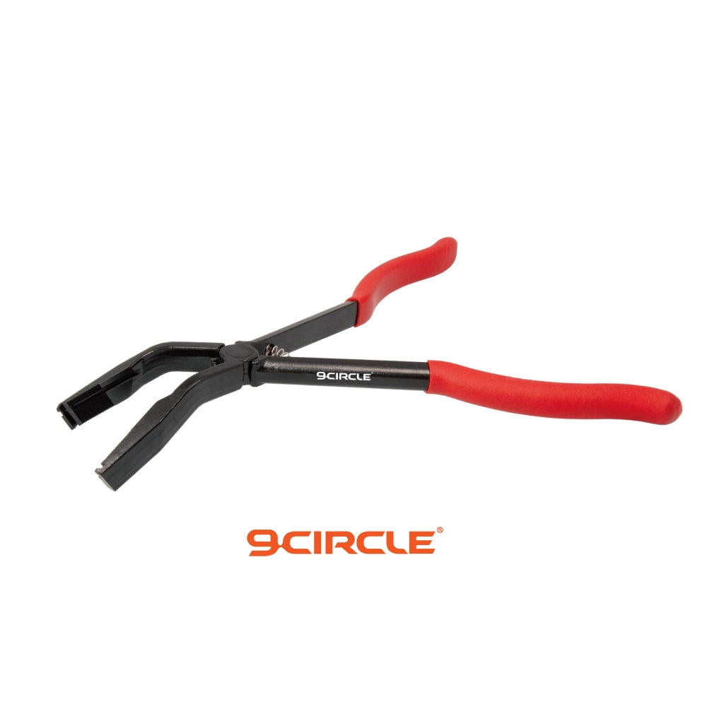 9 Circle 9CL-71280 10" Multidirectional Offset Hose Clamp Pliers on white background