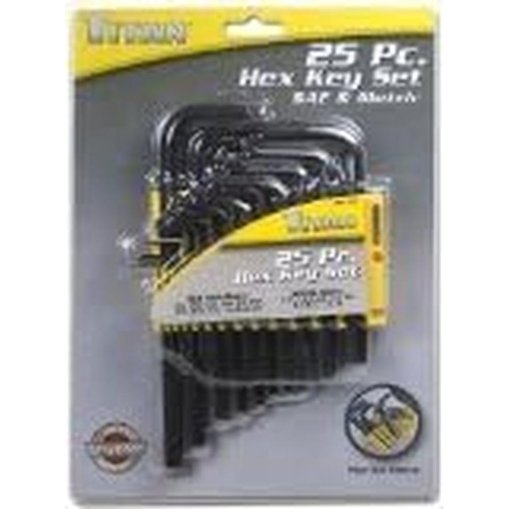 Titan Tools 12712 25 Pc. Hex Key Set