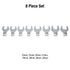 Sunex Tools 9730A 8-Piece Jumbo Metric Crowfoot Wrench Set showing all 8 sizes: 24mm through 32mm