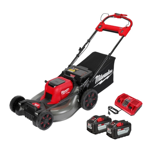 Milwaukee Tool 2823-22HD M18 FUEL 21" Self-Propelled Mower Kit with 2 HD12.0 Batteries and Dual Bay Charger