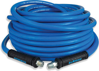 Blueshield TTPW38100-CP ToughTek Rubber Pressure Washer Hose, 3/8 X 100', with Coupler + Plug" - MPR Tools & Equipment