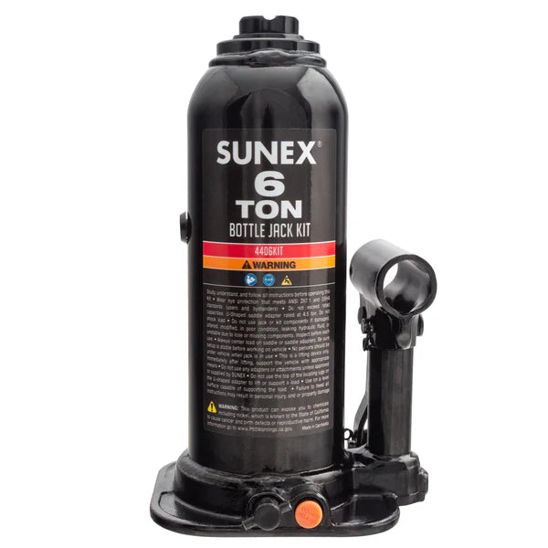 Sunex Tools 4406KIT 6-Ton Bottle Jack Kit, 8.5" - 20.4"