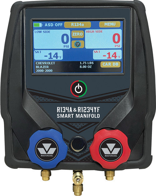 Mastercool 99934 R134A & R1234Yf Smart Manifold Gauge Only - MPR Tools & Equipment