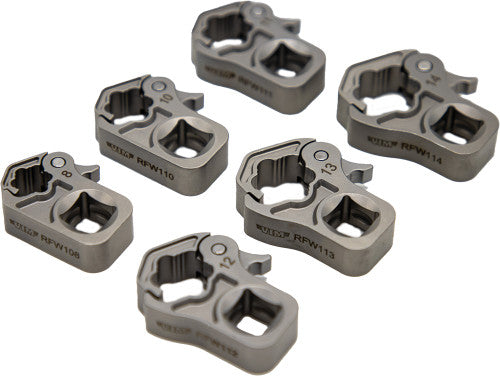 VIM Tools RFW100 6-pc 3/8" Dr. Ratcheting Flare Nut Wrench Set (8, 10, 11, 12, 13, 14MM) - MPR Tools & Equipment