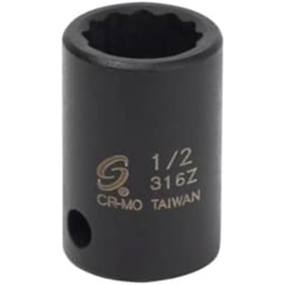 Sunex Tools 316Z 3/8"DR 1/2"12PT SAE STD IMP SC
