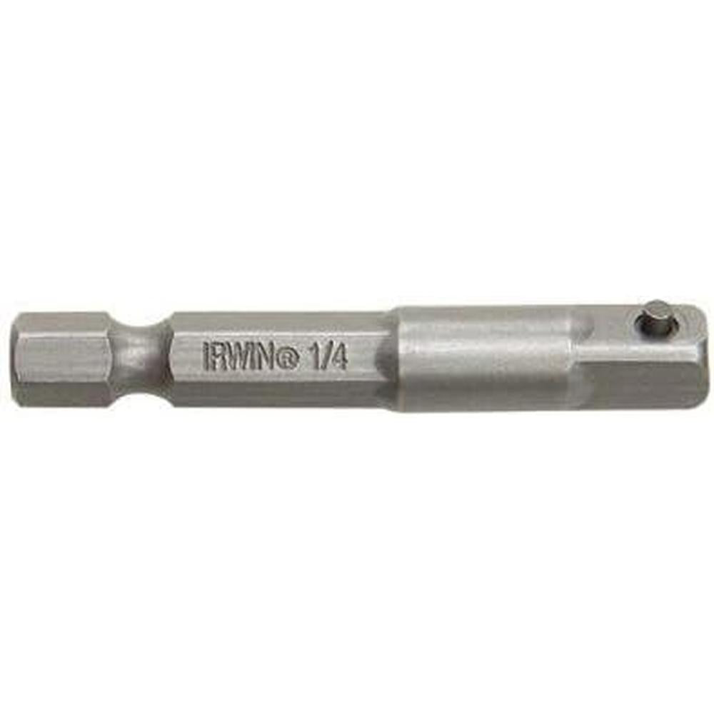 Irwin Tools 93763 AMRSQ ADPT 1/4" X 3" - PIN - 1/4" HEX