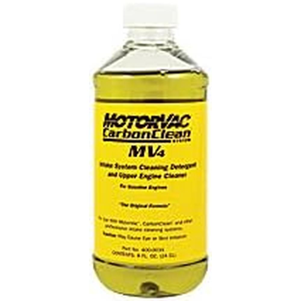 Motorvac 400-0030 CarbonClean MV4 Gas/Petrol Intake System Cleaner. Case of 12 (8 fl oz or 236mL per bottle). Price per case.