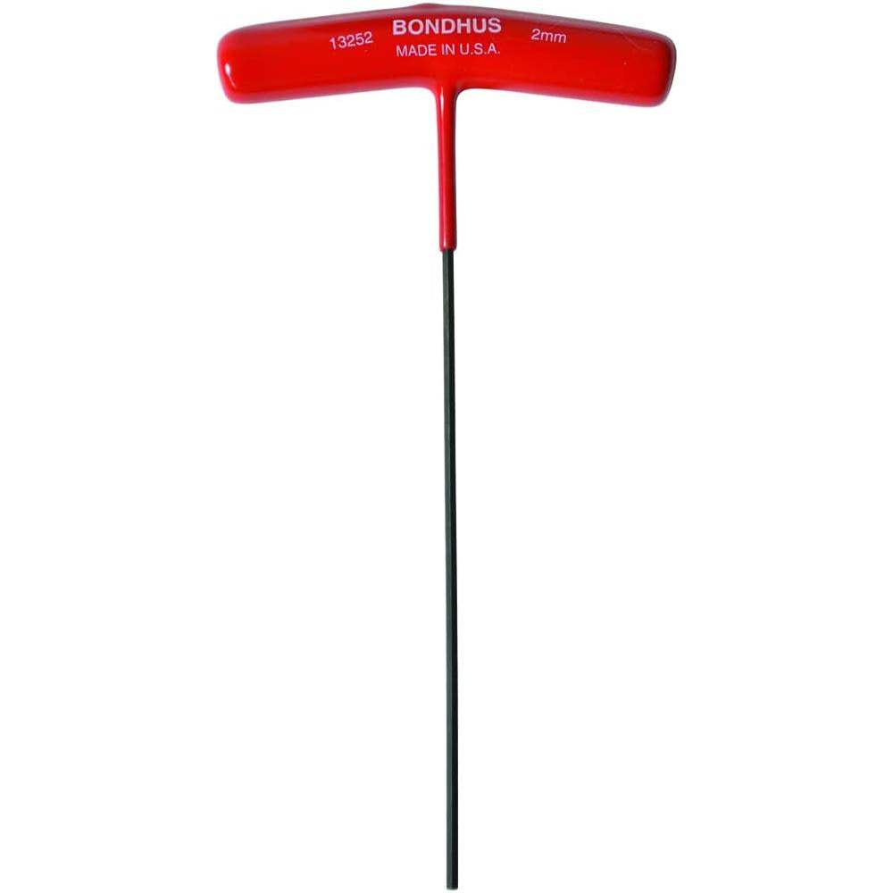 Bondhus 13256 Poignée en T à extrémité hexagonale 3 mm x 7,7 po