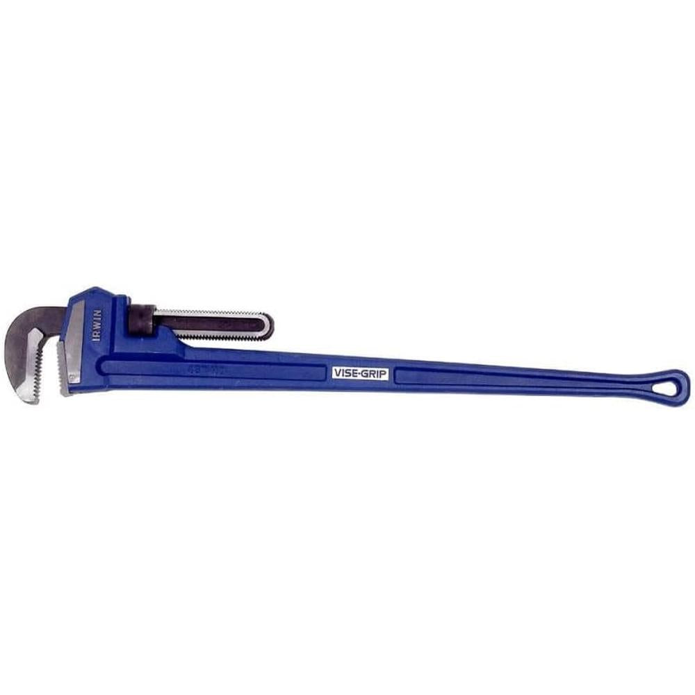 IRWIN Tools VISE-GRIP Pipe Wrench, Cast Iron, 6-Inch Jaw, 48-Inch Length (274108),Blue