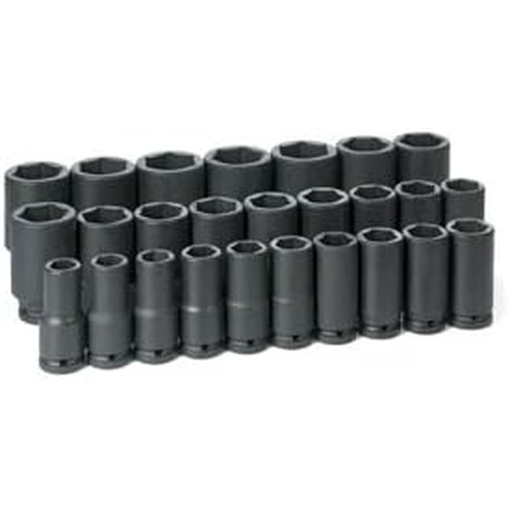 Grey Pneumatic 8026MD 3/4" Dr. 26 Piece Deep Metric Master Set 19-50mm