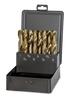 Ameta Solution 35-0002 8-PC Cobalt M35 Hex Shank Drill Bit Set in metal storage case