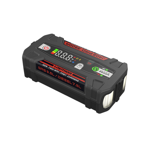 LOKITHOR J402PRO 3500A 12V Jump Starter & Power Bank, 300 Lumen 3-Mode Flashlight