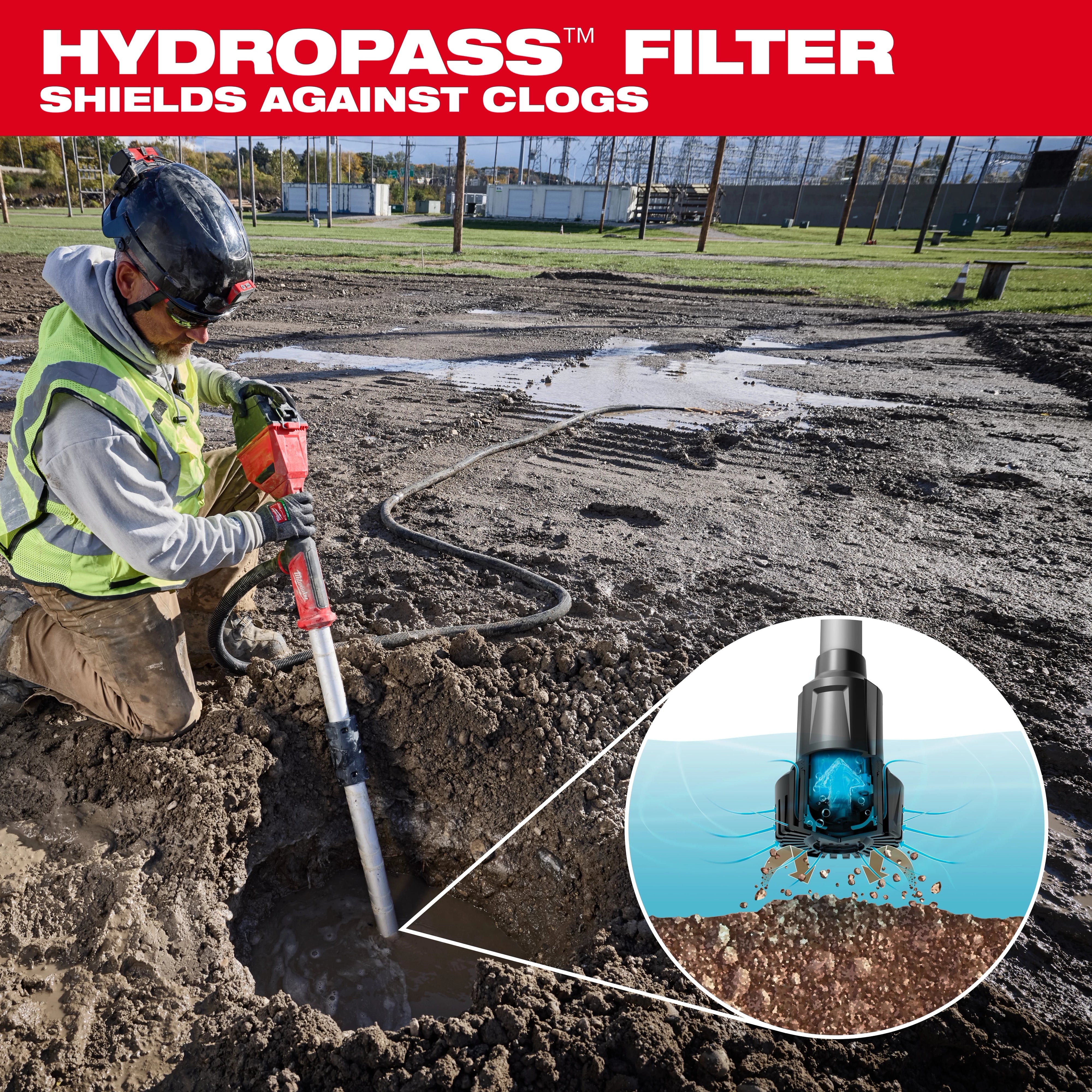 Milwaukee Tool 2940-20 M18 Brushless Stick Transfer Pump feature detail view