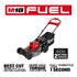 Milwaukee Tool 2823-22HD M18 FUEL 21" Mower - Best Cut Quality, More Max Torque Than 200cc Gas, Full Throttle Under 1 Second
