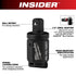 Milwaukee Tool 49-16-1667 INSIDER Anvil Adapter feature callouts: ball detent, spring locking knob, and wear resistant laser-etched identification