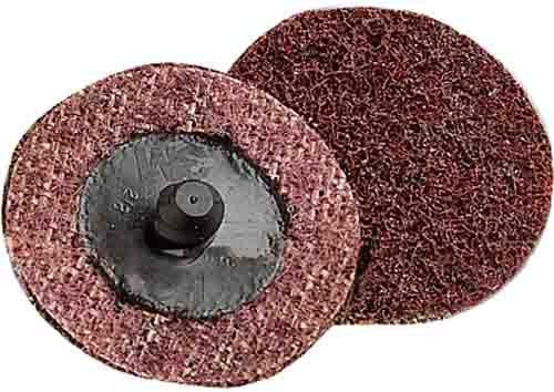 3M 7481 2" Maroon Roloc Surface Conditioning Discs Medium 25-Pack - MPR Tools & Equipment