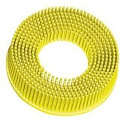 3M 7525 Scotch-Brite Roloc Bristle Disc Yellow 2 inch 80 Grade product view
