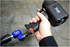 Astro Pneumatic 3SB40 High Flow 3-Way Air Swivel connected to Astro THOR impact wrench - in-use lifestyle photo