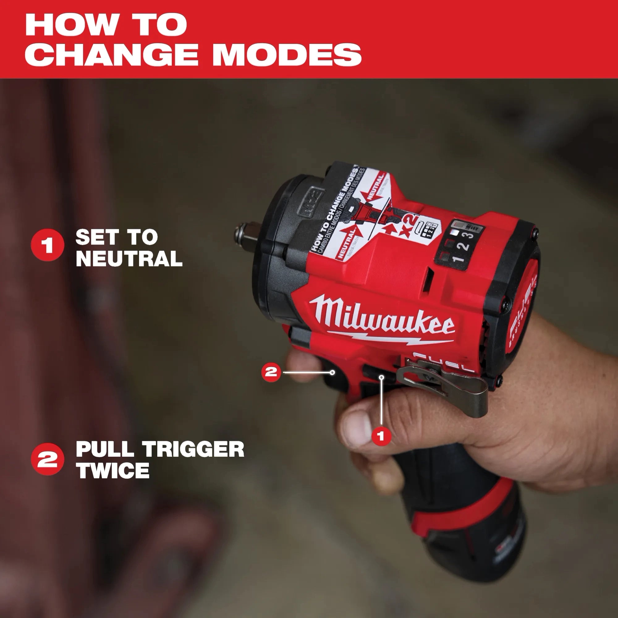 Milwaukee Tool 2562-21 M12 FUEL Stubby 3/8" Impact Wrench Kit