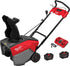 Milwaukee Tool 3036-22HD M18 Fuel™ 21" Auger Propelled Dual Battery Single Stage Snow Blower Kit with (2) M18 HD12.0 Batteries and (1) M18 Dual Bay Simultaneous Rapid Charger - MPR Tools & Equipment