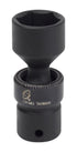 Sunex Tools 813UM 1/4 Dr 13mm 6-Point Universal Impact Socket, CR-MO Steel, Black Phosphate Finish