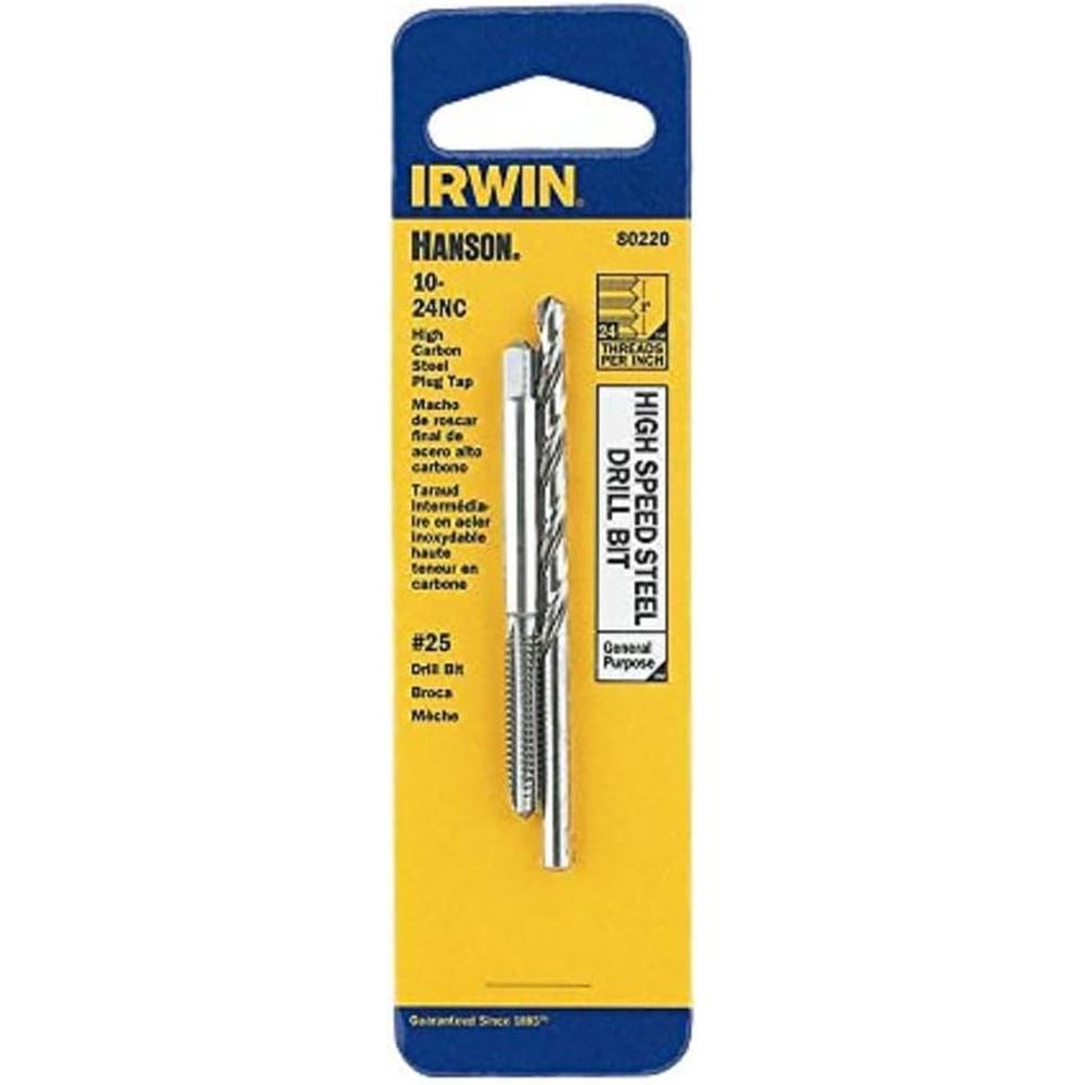 Irwin Tools 80220 TAP + DRILL BIT 10-24 NC + #25