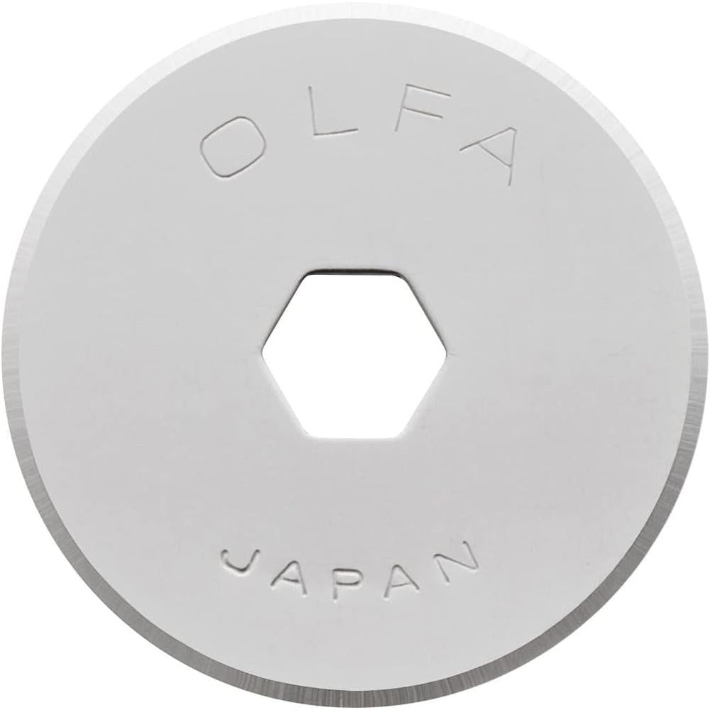 Olfa RB18-2 Lot de 2 lames rotatives en acier inoxydable 18 mm