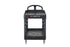 Rubbermaid Commercial Products RCPFG452088BLA Heavy-Duty Ergo Handle Utility Cart, Lipped Shelf, Medium, 500 lb Capacity - Black