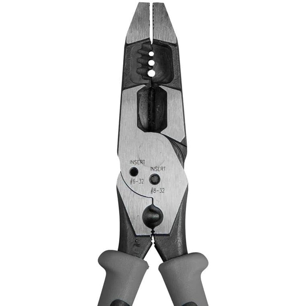 Pliers. Hybrid Multi Purpose Tool with Crimper. Bolt Shearing Holes & Stripper Klein Tools J215-8CR