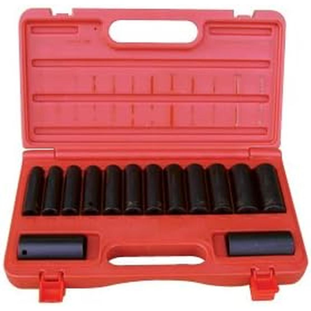 ATD Tools 4301 14pc 1/2"Dr MET Dp Imp Skt Set