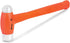 Titan Tools 63332 32oz Hi-Viz Dead Blow Ball Peen Hammer - full side view on white background