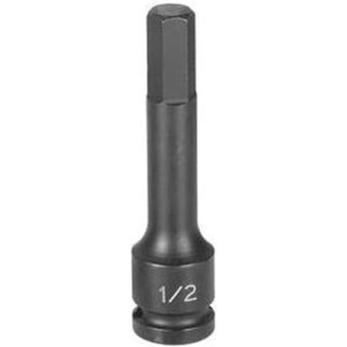 Gris Pneumatique 29124F 1/2" Drive X 3/8" Hex Driver 4" Longueur
