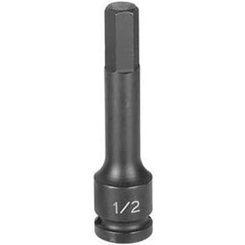 Gris Pneumatique 29124F 1/2" Drive X 3/8" Hex Driver 4" Longueur