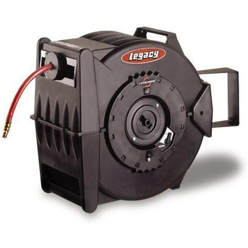 Enrouleur de tuyau d'air rétractable Legacy Manufacturing L8306 Levelwind, 3/8" X 75'