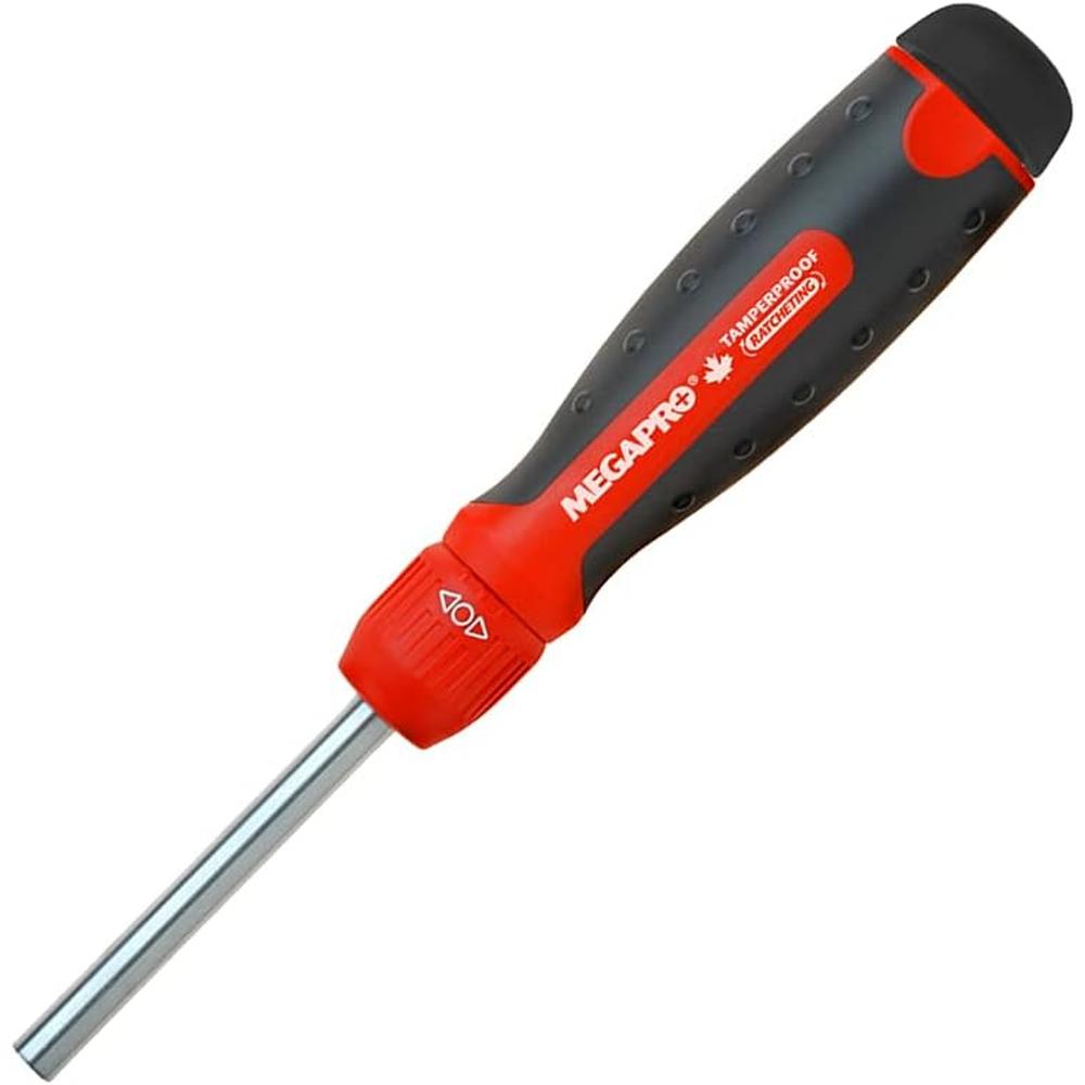 Megapro Tools 211R2CTPRD Megapro Tamperproof Ratcheting 13 In 1 Multi-Bit Screwdriver