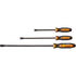 Mayhew Tools 14071OR 3 PC Curved Pry Bar Set Orange (12C, 17C, 25C)