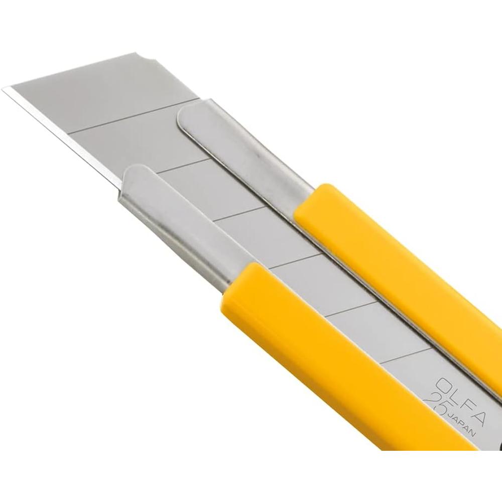Lames sécables argentées Olfa HB/CP40 25 mm Hb - Paquet de 40