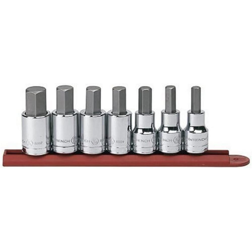 GEARWRENCH 7 Pc. 1/2" Drive Hex Bit SAE Socket Set - 80721