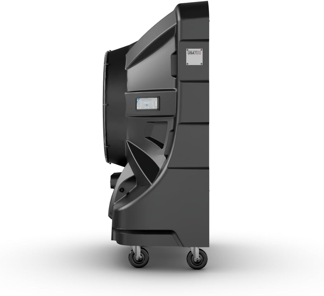 Portacool PACA40001A1 Refroidisseur par évaporation Apex 4000 avec technologie Coolsync, refroidissant jusqu'à 4000 m². Pi., 13 500 Cfm, 55&amp;Mldr; Réservoir d'eau d'un gallon