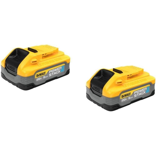 Dewalt DCBP520-2 BATTERIE 20V MAX POWERSTACK 5.0 AH, PACK DE 2