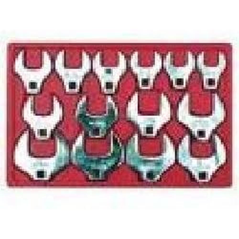 ATD Tools 1420 14 PC. 1/2" DRIVE SAE JUMBO CROWFOOT WR Set