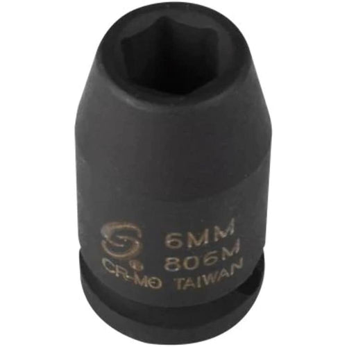 Sunex Tools 806M 1/4" Dr. 6mm Impact Socket