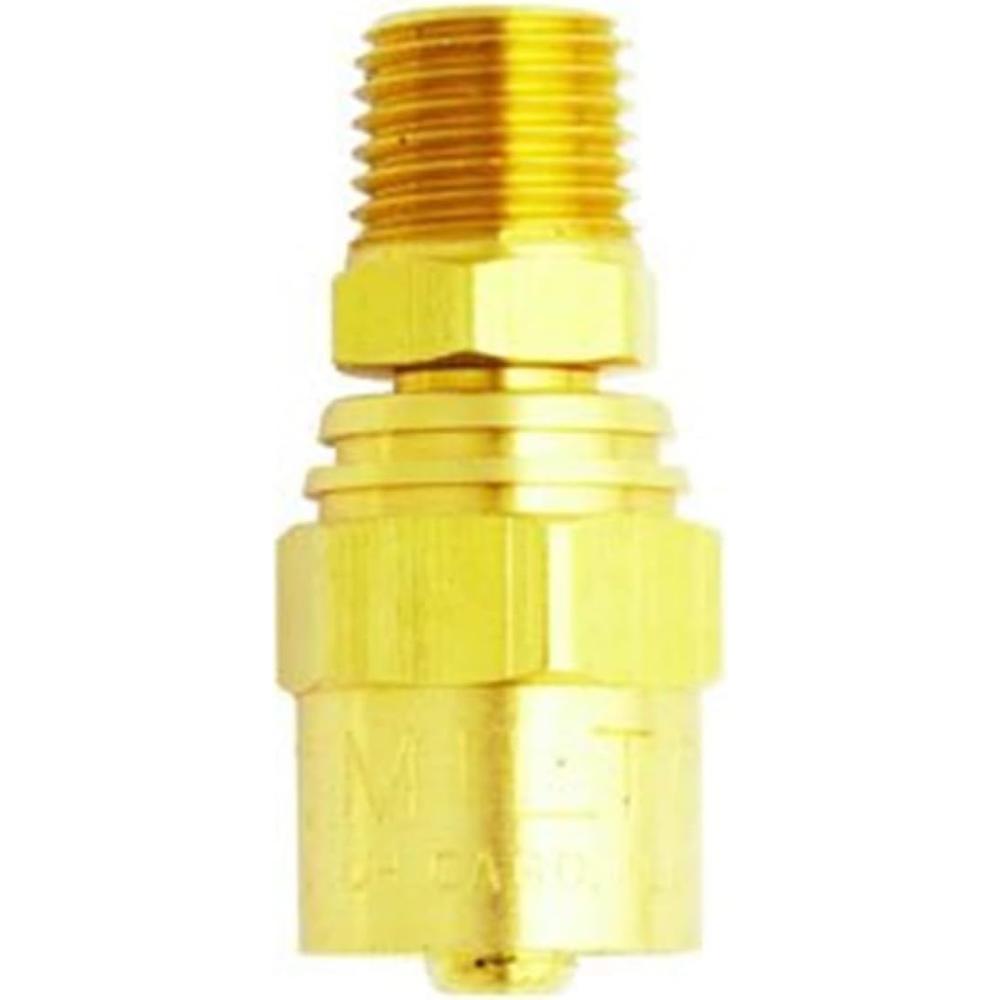 Milton Industries 621 Reusable End, 1/4" MNPT, Fits 3/8" X 3/4"