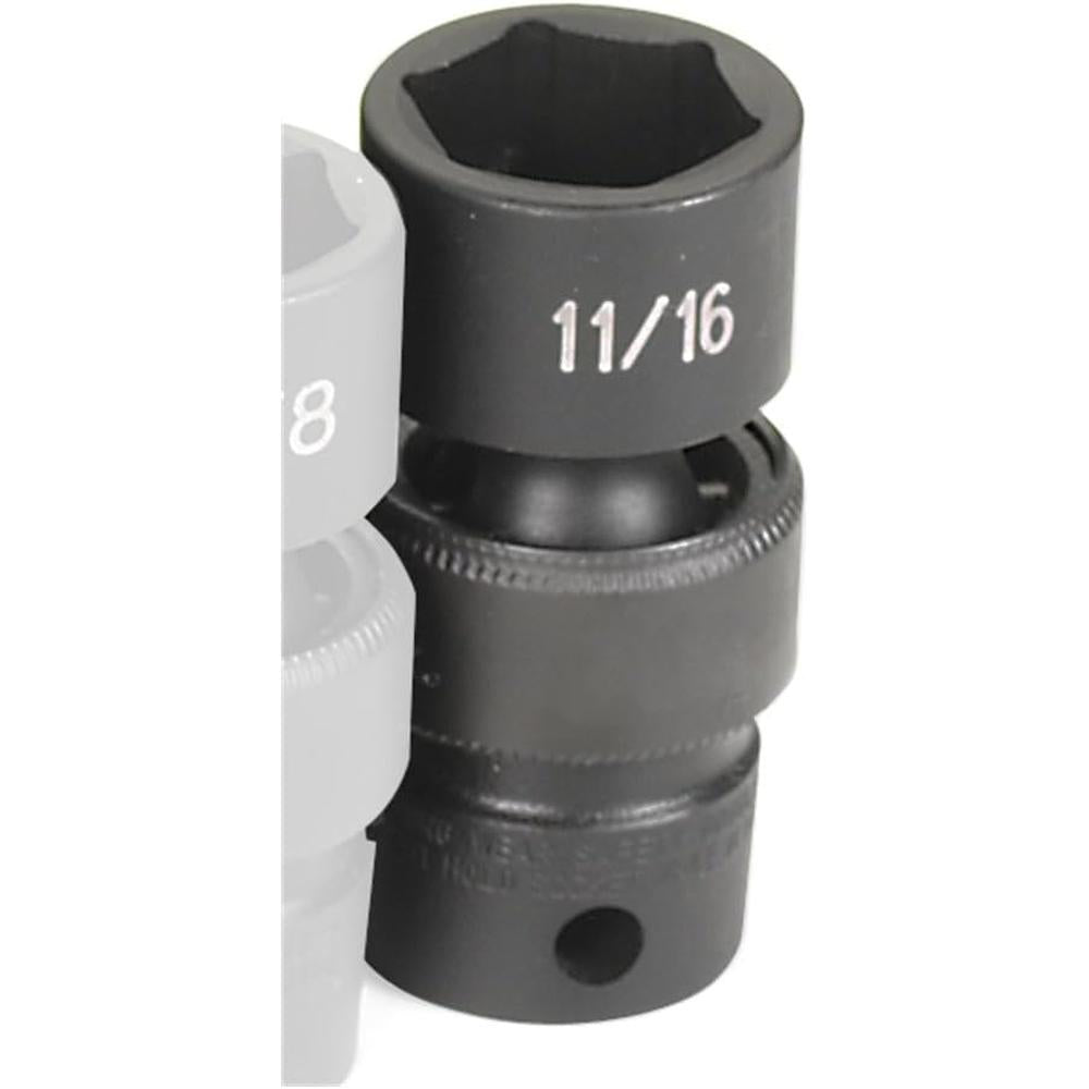 Grey Pneumatic 1022U 3/8" Drive X 11/16" Standard Universal
