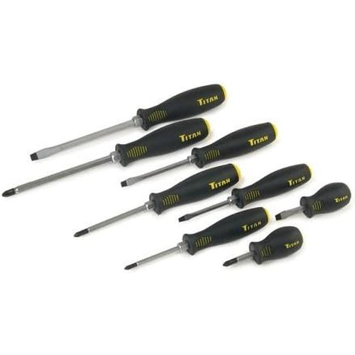 Titan Tools 17208 8 pièces. Ensemble de tournevis